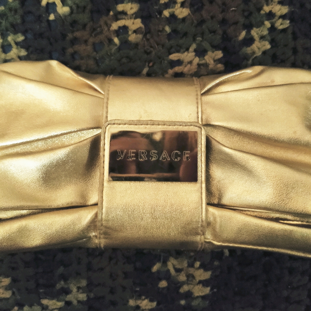 Versace Gold Women's Clutch